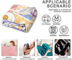 Anime Throw Blanket, Anime Gifts for Girls, Kawaii Cats Ramen Decor - Image 6