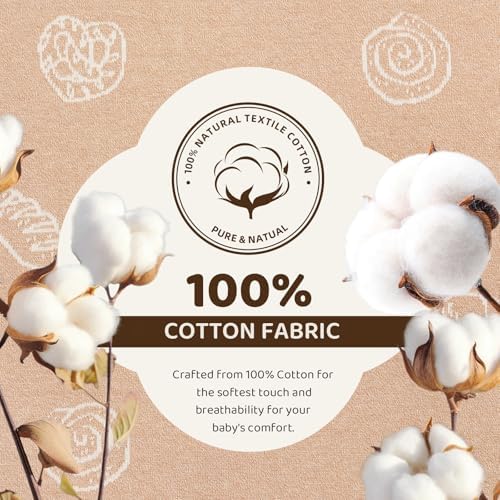 100% Cotton Baby Blanket Ultra Cozy Soft Newborn Swaddle for Boys and Girls - Image 3