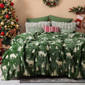 PHF Christmas Fleece Blanket King, 300GSM Plush Cozy Throws, Fall Decor by PHF