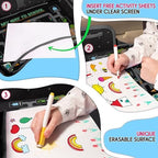 ECOFANTASY Kids Car Seat Travel Tray, Car Table & Lap Desk – Stars - Image 5