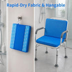 Shower Seat Cushion for People with Limited Mobility,3D Air Mesh - Image 5