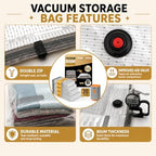 20 Pack Vacuum Storage Bags with Pump - Space Saver Bags - Image 5