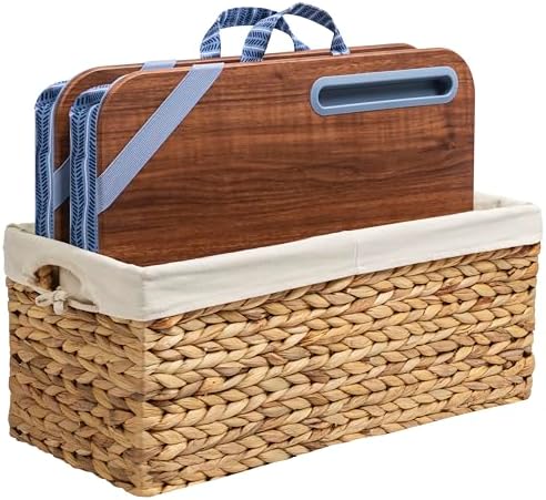 LAPGEAR Designer Lap Desk – Arrow Stripes, 2-Pack with Storage Basket by LapGear