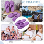 Unittype 10 Pairs Spa Slippers Flip Flops Thong Sandal Slippers - Image 5