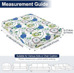 Smiry Waterproof Patio Cushion Covers, Stretch Outdoor Furniture Covers - Image 6