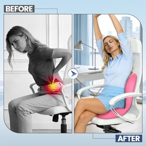 Memory Foam Seat Cushion for Office Chair and Car Seat - Image 5