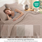 Love's cabin Quilts for Queen Bedspreads, 7 Pieces Bed in a Bag, Burlwood - Image 5