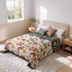 LUTBM Boho Throw Blanket for Bed 60"x80", 100% Cotton Cozy Couch Blankets - Image 3