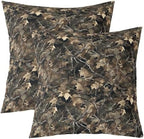 Erosebridal Camo Throw Pillow Covers 24x24 Set of 2 Rustic Farmhouse Camouflage Cushion Cover Hunting Cabin Lodge Throw Pillow Case for Bed Couch Sofa Western Country Forest Tree Leaves Home Decor by Erosebridal