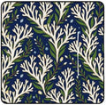 Foldable Zipper Picnic Blankets Leaf Pattern Green Blue 78.7"x78.7" by Unknown