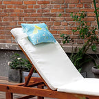 Outdoor Patio Chaise Lounge Small Headrest Waterproof Pillows with Insert & Adjustable Elastic Stripe,Garden Furniture Sofa Office Chair Seat Yellow 2 Pack - Image 2