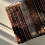 Alpaca Wool Throw Blanket | Warm, Ultra-Soft, 85" x 65" | Breathable, Non-Itchy Blanket-Throw | Hypoallergenic and Beautiful Fabric (Dark Brown) - Image 4