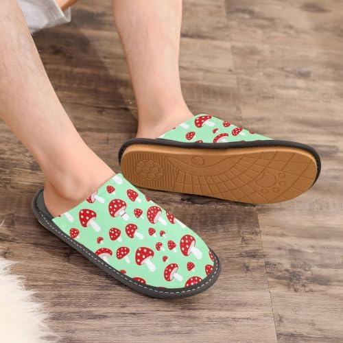House Slide Slippers Red Toadstool Mushroom - Image 3