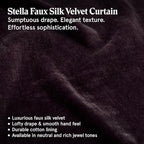 HiEnd Accents Stella Faux Silk Velvet Dark Violet Long Lumbar Pillow - Image 2