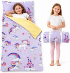 Nap Mat for Toddlers Girls, Kids Sleeping Bag, Unicorn by BunnikinsClover