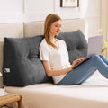 IASEAHK Headboard Pillow Twin, Wedge Pillow Headboard, Black by IASEAHK