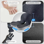Seat Cushion with Lumbar Support Pillow, Back and Seat Cushion for Office - Image 2