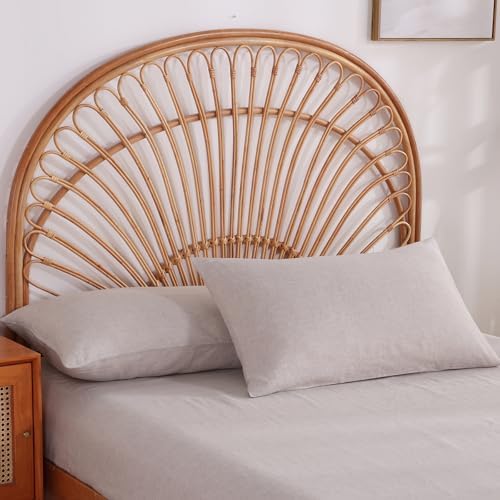100% French Linen Pillowcase Set of 2, Natural Pure Linen Pillow Covers - Image 6