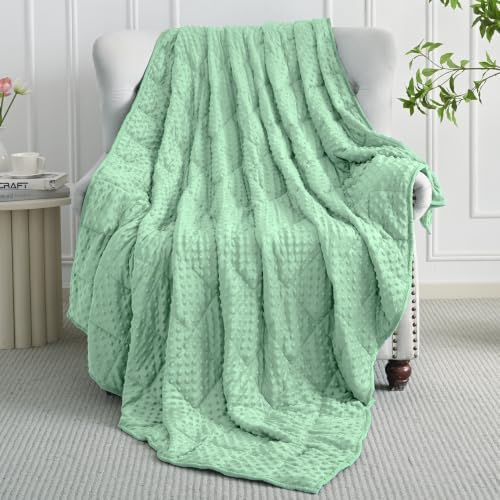 Mr. Sandman Cooling Weighted Blanket for Adults, Queen Size 15 lbs, 60″x80″ - Image 2