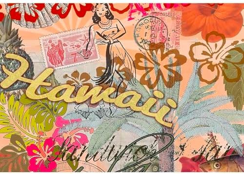 CafePress Vintage Hawaii Travel Colorful Hawaiia Pillow Case Standard Size Pillowcase, Lumbar Pillow Cover Fleece - Image 2