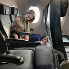 Koala Kloud 3 Height Travel Foot Rest - 2-Pack | Gray Inflatable Foot Rest Pillow, Airplane Footrest for Flights, Car Seat Foot Rest, Airplane Bed for Toddler Airplane Travel Essentials Kids Accessory - Image 2