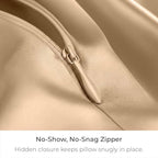 Mellanni Pure Silk Throw Pillowcase - Perfect for Hair and Skin - Image 3