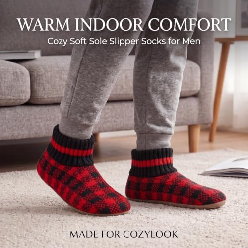 Cozylook Mens Slippers Soft Sole Indoor Slipper Socks - Image 2