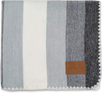 Qisu Ecuadorian Wool Blanket . Queen, Beautiful, Warm Throws | Hand-Woven Craftsmanship | Soft, Hypoallergenic and Breathable | Non-Itchy or Scratchy by QISU