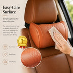 Memory Foam Car Headrest Neck Pillow-2 Pack，Red - Image 7