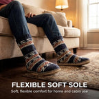 cosyone1997 Mens Slipper Socks Sherpa Fuzzy Non Slip Cozy Gifts - Image 3