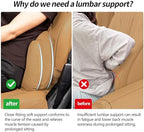 Lumbar Support Pillow for Car, Comfortable Back Support for Driving Seat - Image 4