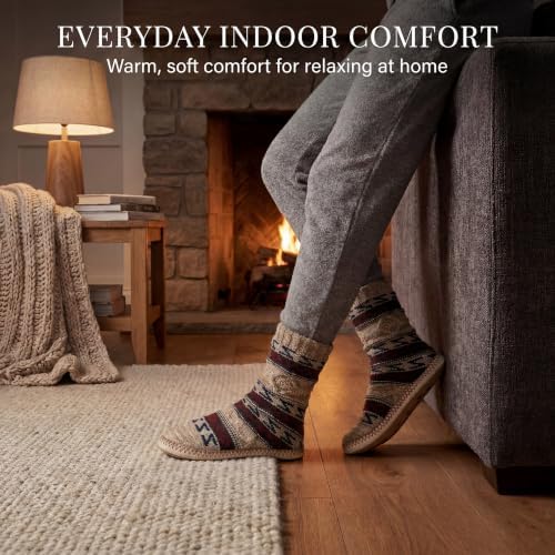 cosyone1997 Mens Slipper Socks Sherpa Fuzzy Non Slip Cozy Gifts - Image 2