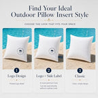 Phantoscope 12x20 Outdoor Pillow Inserts, Waterproof Lumbar Pillows 4-Pack - Image 6