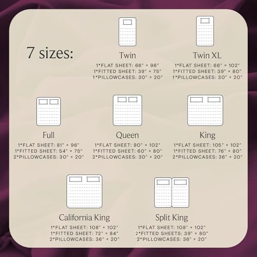 Twin Size Sheets Set, Cooling & Soft Deep Pocket Bed Sheets, 3PC - Image 4