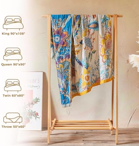 LUTBM Boho Throw Blanket for Bed 60"x80", All Season Cotton Couch Blankets - Image 6