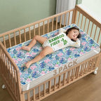 Crib Mattress Protector Viscose from Bamboo 3 Pack, 100% Waterproof Absorbent Crib Mattress Pad Cover for Baby & Toddler, Machine Washable Quilted Toddler Mattress Protector, 52''x28'' by ENIFINE