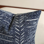 BlissBlush Decorative Long Lumbar Pillow Cover 14x36 for Bed, Navy Blue Soft Woven Chenille Accent Pillow Cover for Bedroom Couch Sofa, Textured Farmhouse Boho Cushion Cover - Image 5
