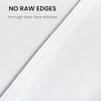 Belem Bulk Pillow Cases(72 Pack) -Queen Size Envelope Closure Pillow Protectors(21x31) -Polycotton White Pillow Cases Bulk -300 TC- Bedding Essentials -Ideal for Hotels, Hospitals, Vacation Rentals - Image 4