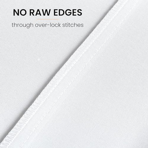 Belem Bulk Pillow Cases(72 Pack) -Queen Size Envelope Closure Pillow Protectors(21x31) -Polycotton White Pillow Cases Bulk -300 TC- Bedding Essentials -Ideal for Hotels, Hospitals, Vacation Rentals - Image 4