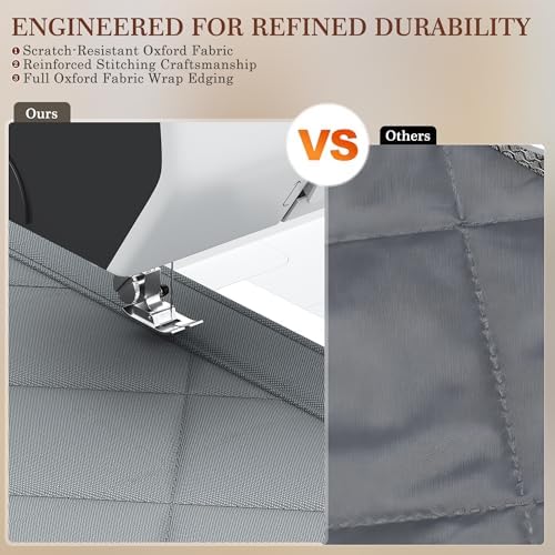 Yotache Magnetic Thermal Insulated Door Curtain Fit 36"x96" Doors, Gray - Image 5