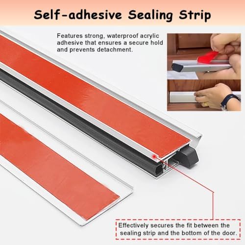 18 20 24 28 30 36 38 42 Inch Automatic Door Bottom Seal - Image 3