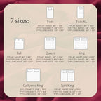 Twin XL Sheets Set, Cooling & Soft Deep Pocket Bed Sheets, 3PC - Image 4