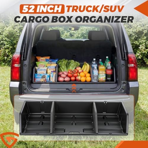 GEARLAST 52" Truck Bed Cargo Box Organizer Slider Storage Loader System - Image 3