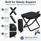 Portable Folding Long Flight Airplane Foot Rest, 2 Pcs - Image 5