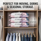 5 Sets Cube Compression Space Saver Bags, No-Pump 3D Vacuum Storage Bags - Image 6
