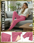 Ficerd 3 Pack Women's Joggers Loose Yoga Pants with Pockets - Image 3