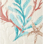Madison Park Cotton Oversized Coastal Premium Soft Coral 50x70 Throw, 1pc - Image 4