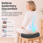 CloudBliss Donut Pillow Stadium Seat Cushion for Tailbone Pain Relief and Hemorrhoids, Memory Foam Seat Chair Cushion, Portable Seat Cushions for Bleachers, Car, Home & Office - Image 3