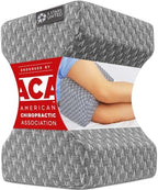 5 STARS UNITED Knee Pillow for Side Sleepers - Hip Pain Relief, Memory Foam Leg Cushion for Side Sleeping - Between Legs Pillow for Sciatica & Lower Back Pain, Gray by 5STARSUNITED
