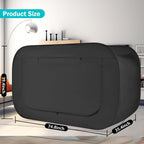 NKM Twin Bed Canopy Indoor Tent for Adults,Blackout Bed Tent,Portable Black Folding Sleep Tent - Image 2